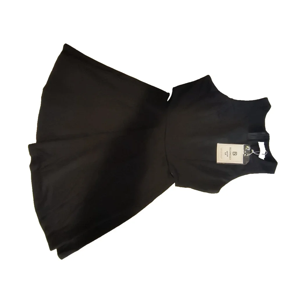 BELONGSCI Women’s Black Sleeveless Fit & Flare Dress Size M W004